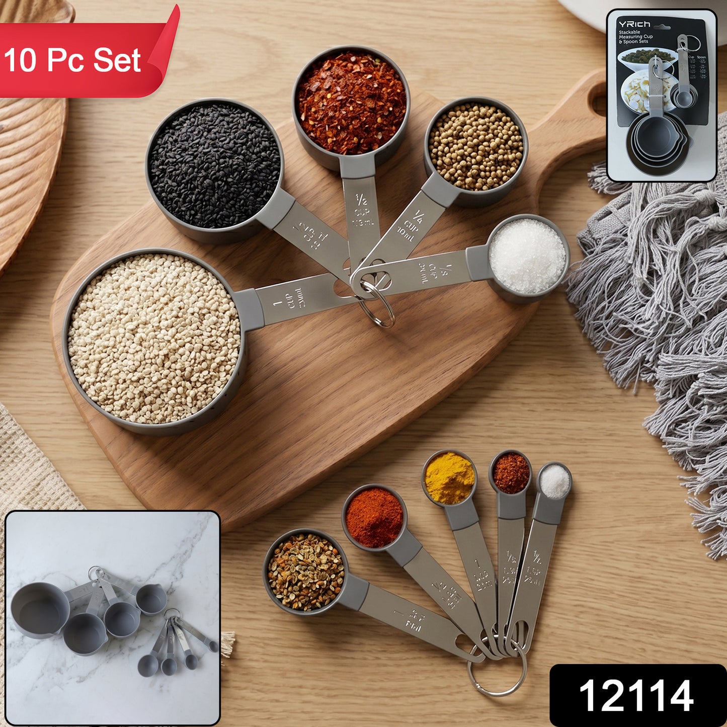 Measuring cups spoons pack