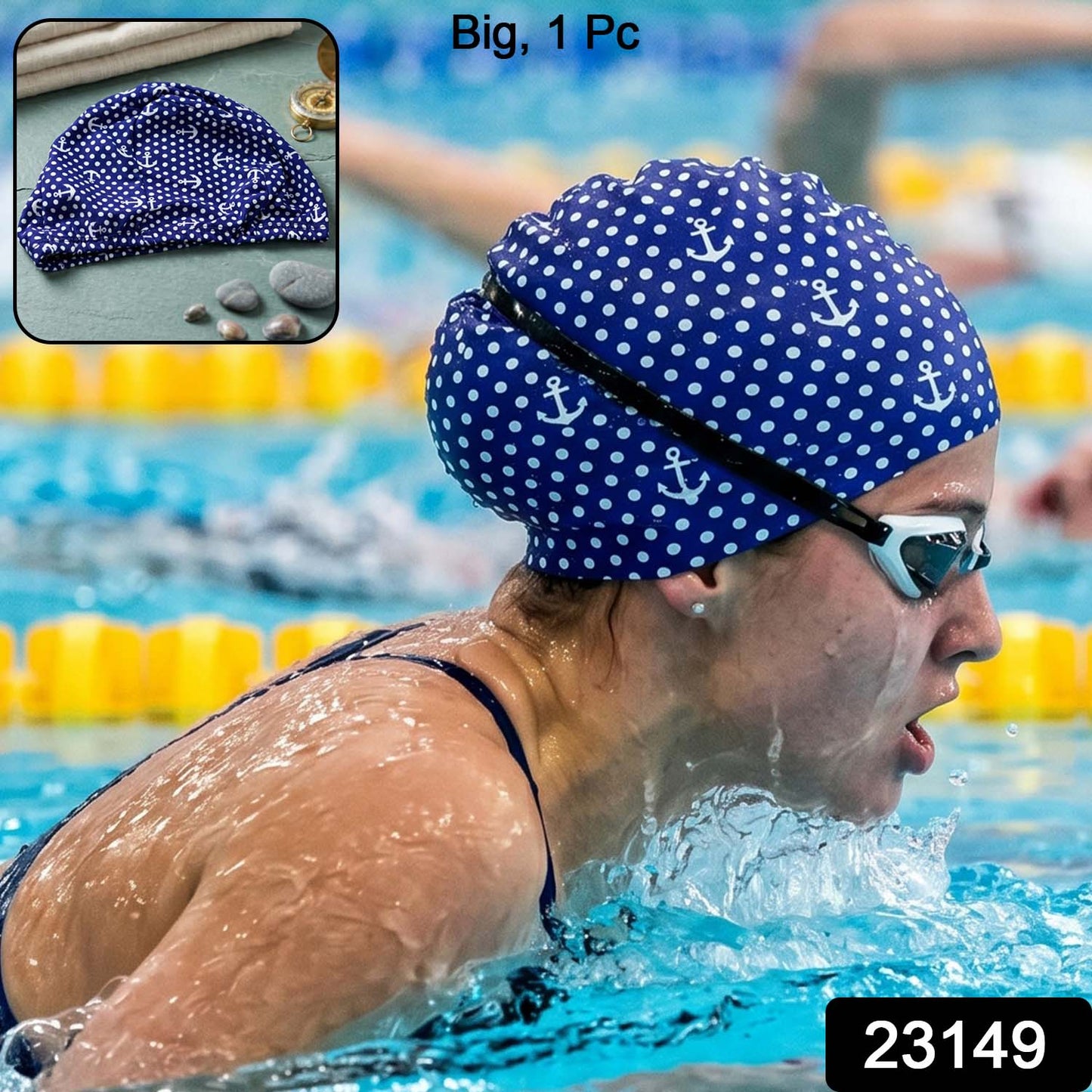 girls comfortable swimming cap