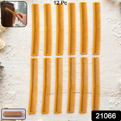 12 Pc Set, Premium Quality Plastic Hair Comb
