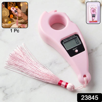 Portable electronic beads counter with LCD for prayer and meditation