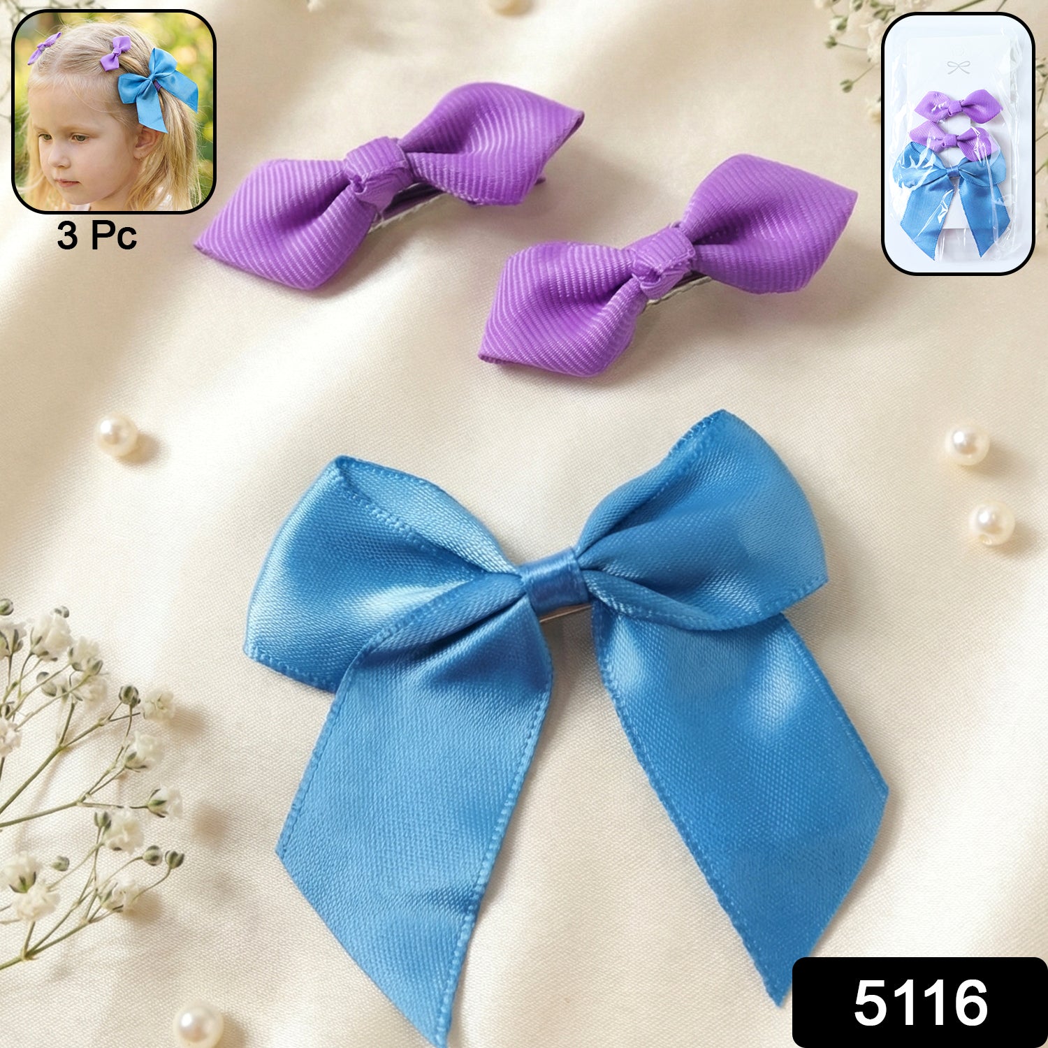 Hair Bow Clips