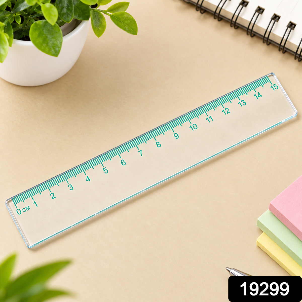 Transparent 15cm Plastic Scale – Durable and Lightweight Ruler