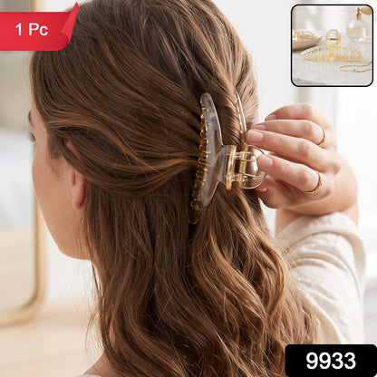 Stylish Plastic Hair Clip Transparent Claw Clutcher for Women (1 Pc)