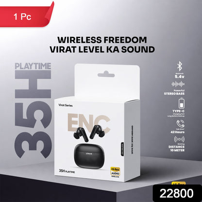 Virat Series Wireless Bluetooth Earbuds (1 Pc)