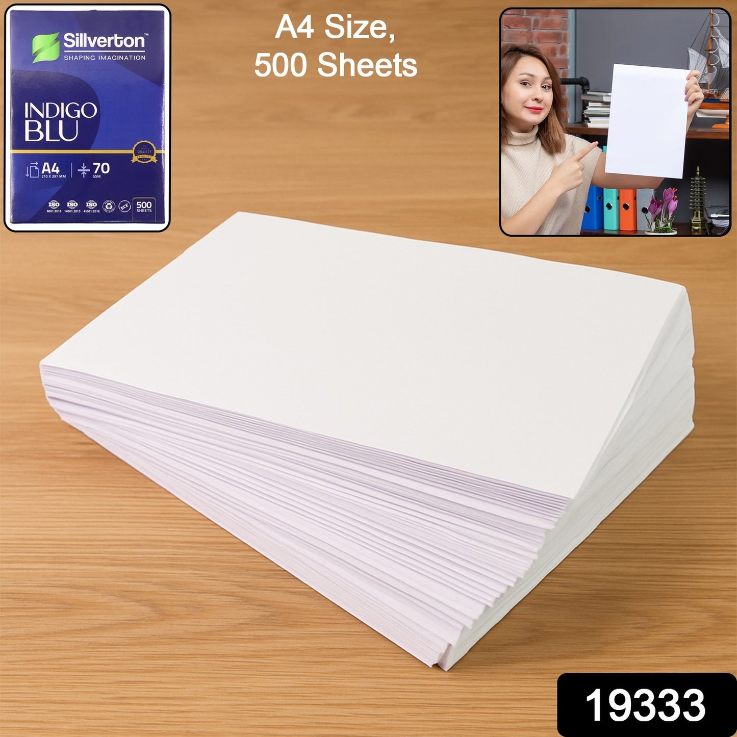 500 Sheets A4 Size Multipurpose Copier Paper – 70 GSM High Bright White Printing Paper