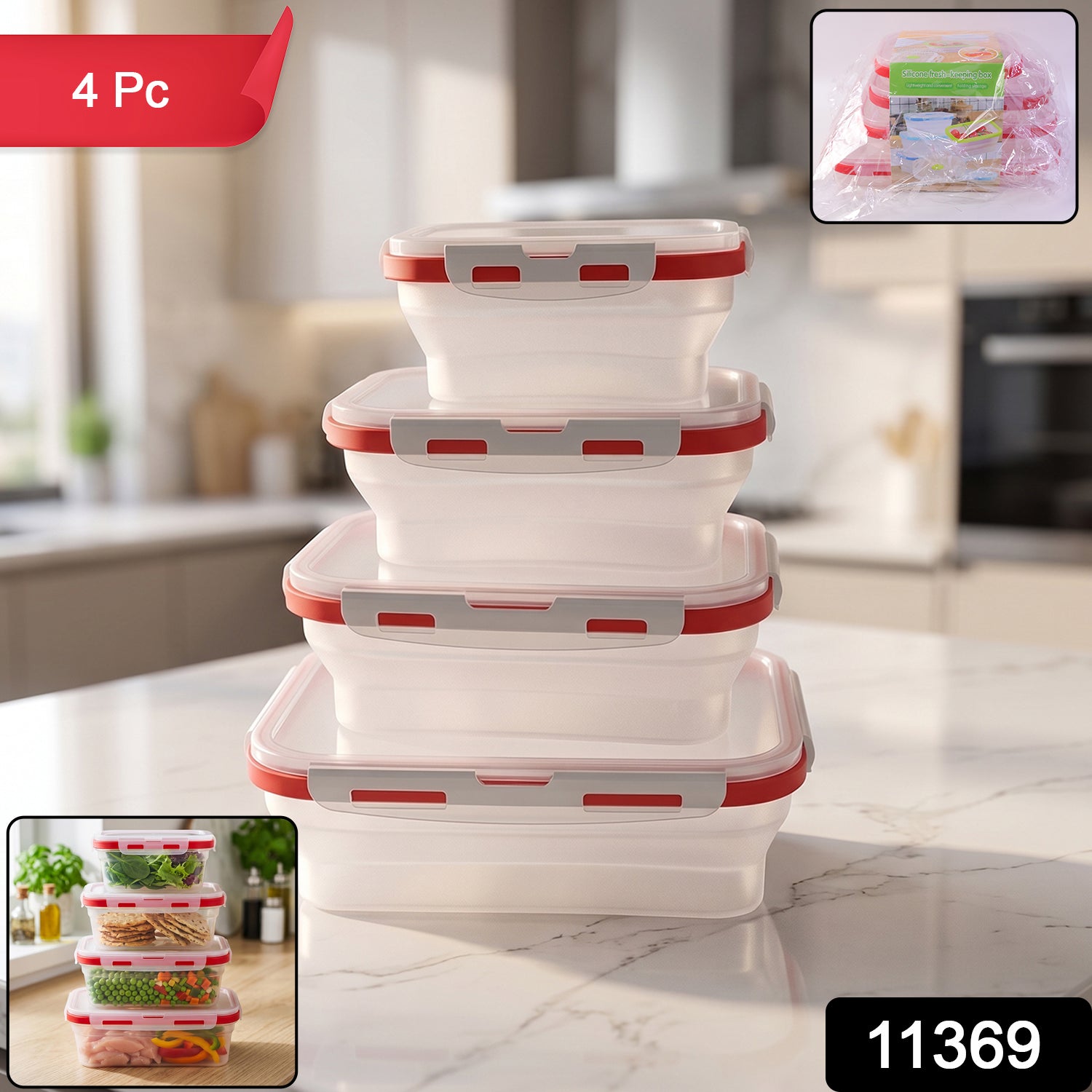 Food storage container pack