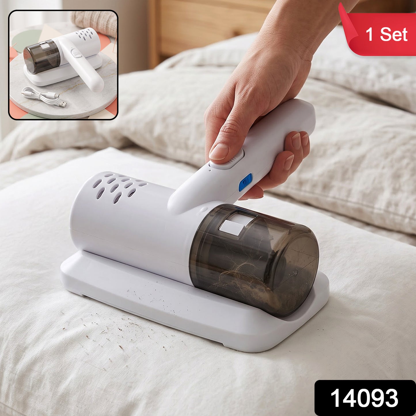 Dust Mite Controller – USB Rechargeable with UV Sterilization