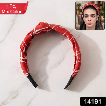 Fabric printed headband in mix colors