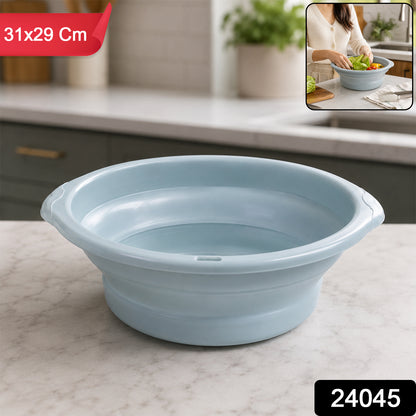 Collapsible storage basket large