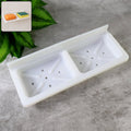 Double Compartment Wall Mounted Soap & Sponge Holder – Space Saver
