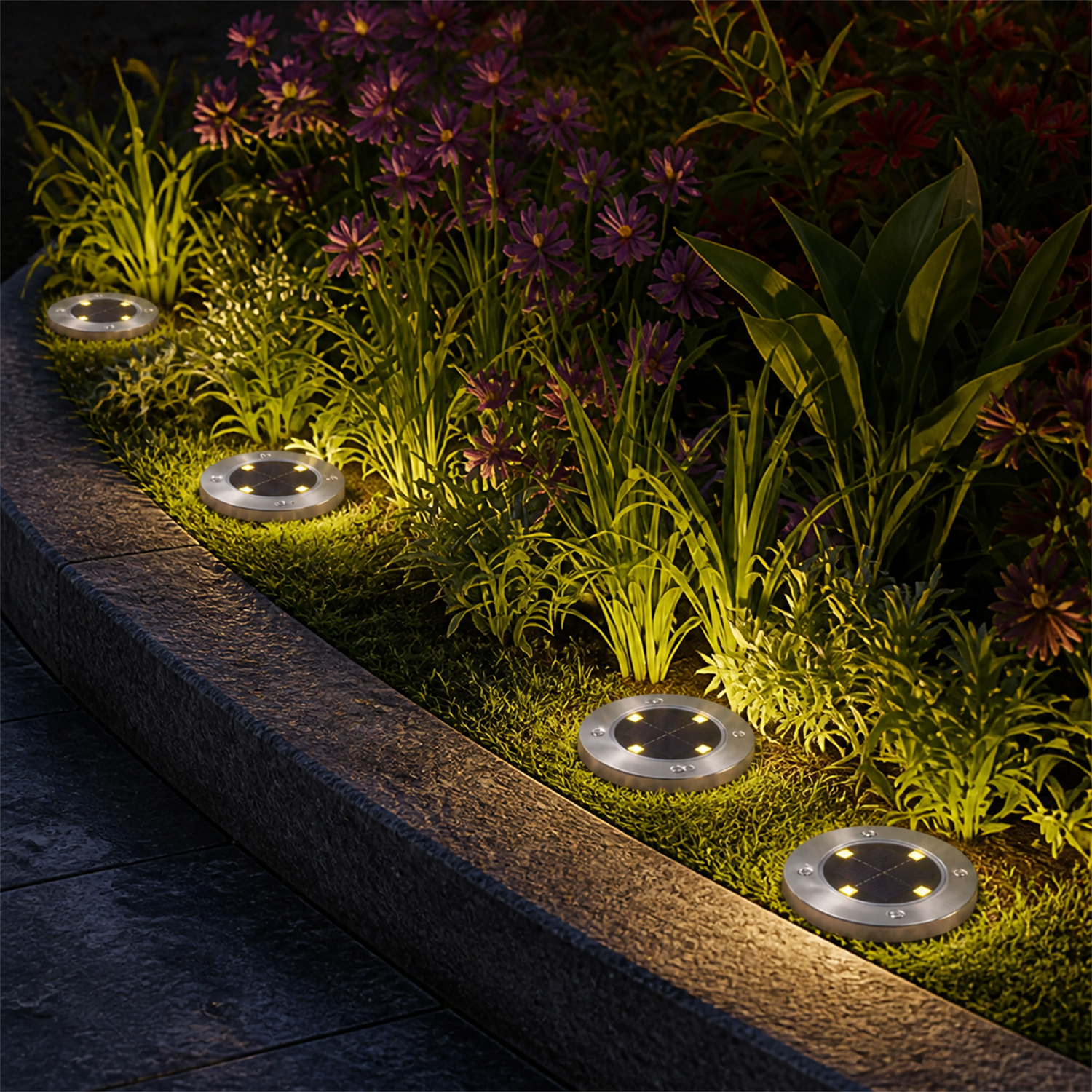 Solar Powered LED Garden Lights – Eco-Friendly Outdoor Pathway Lighting