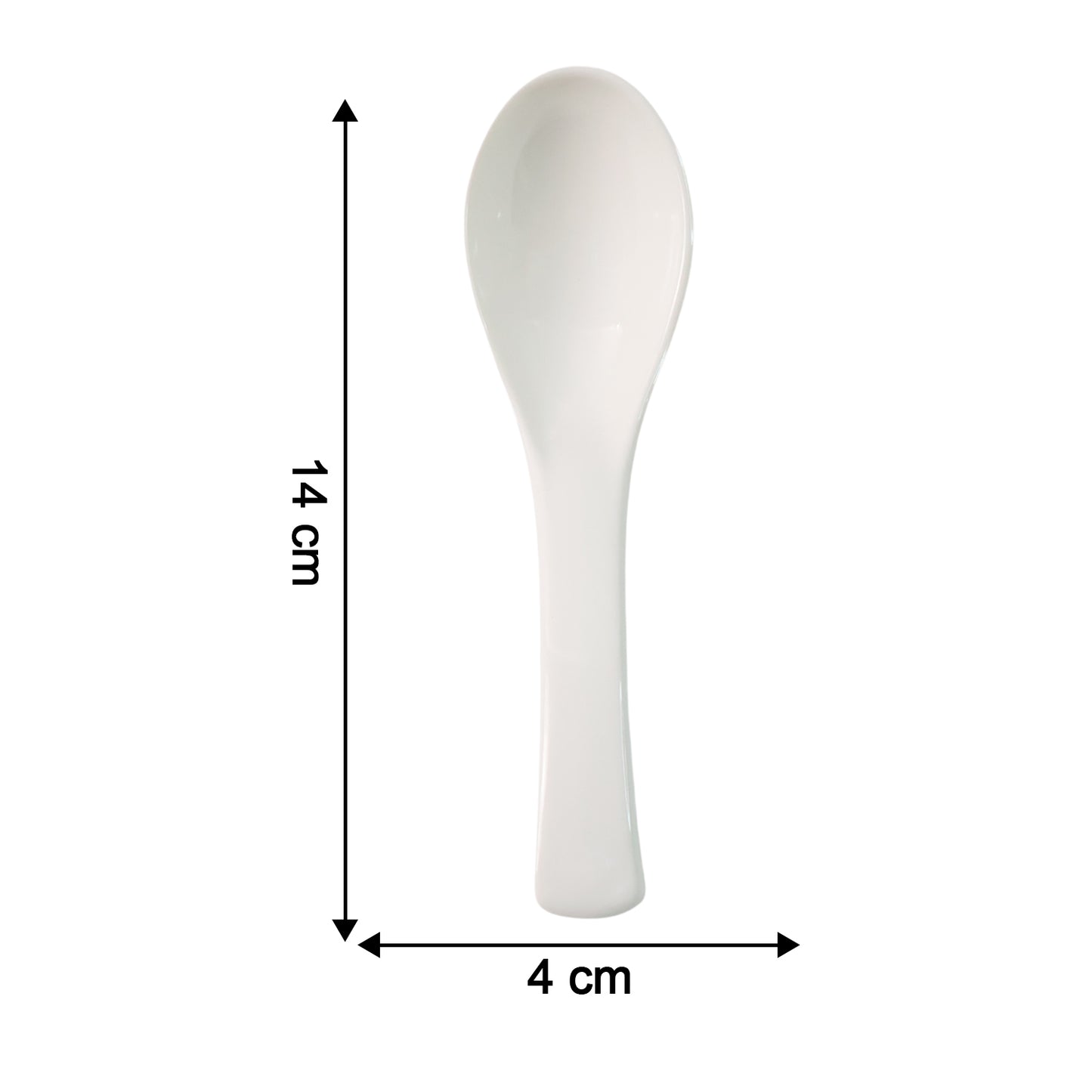 Plastic Soup Spoon – Deep Bowl (1 Pc / White)