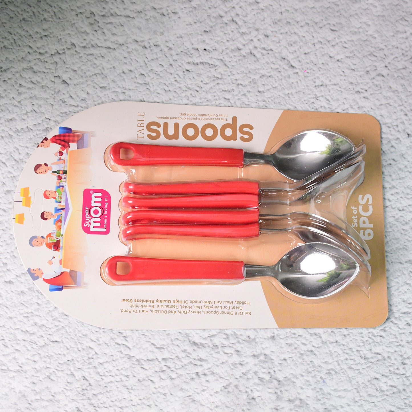 Supermom Premium Stainless Steel Table Spoon (6 Pc / Set)