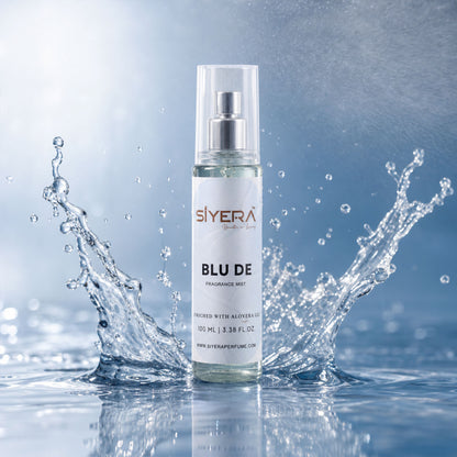 Blu De Fragrance Mist Body Spray Enriched with Aloe Vera Gel (100 ml)