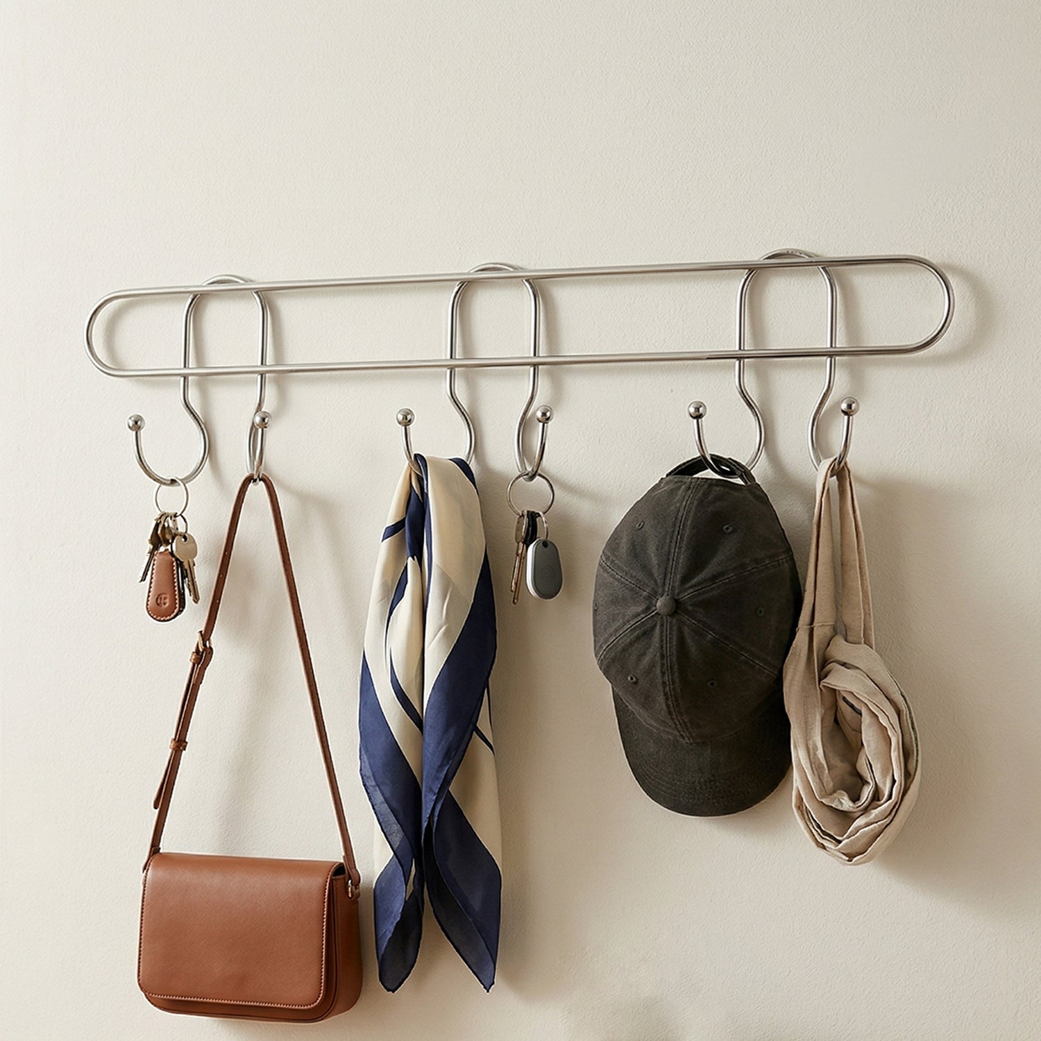 durable wall mounted hook rack
