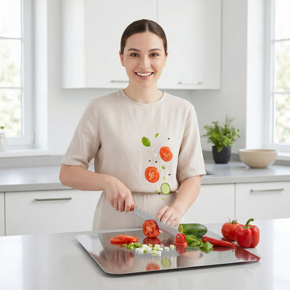 Stainless Steel Multipurpose Chopping Board – Hygienic & Durable for Kitchen