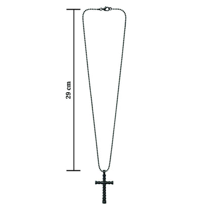 Black Cross Chain Pendent For mens