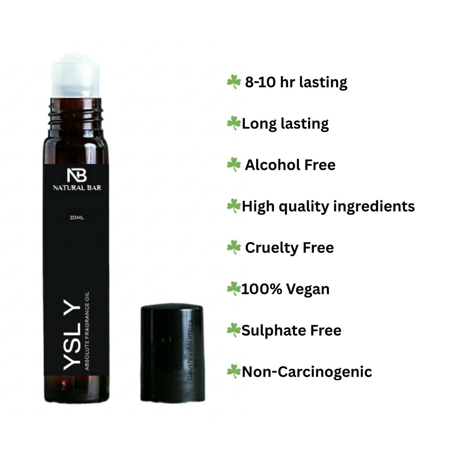 Elegant 10ml perfume oil bottle for long-lasting scent