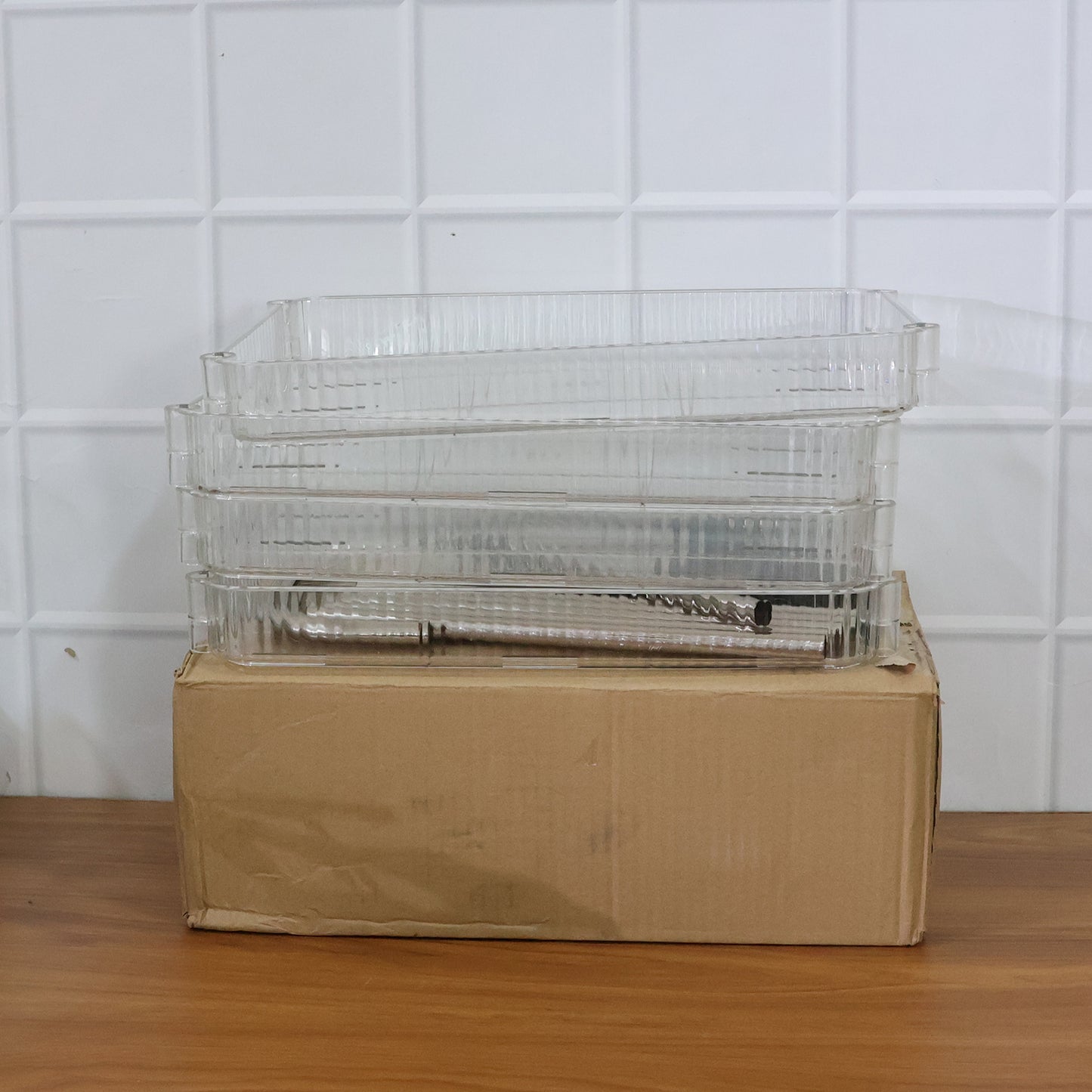 4 Layer Multipurpose Storage Trolley with Wheels