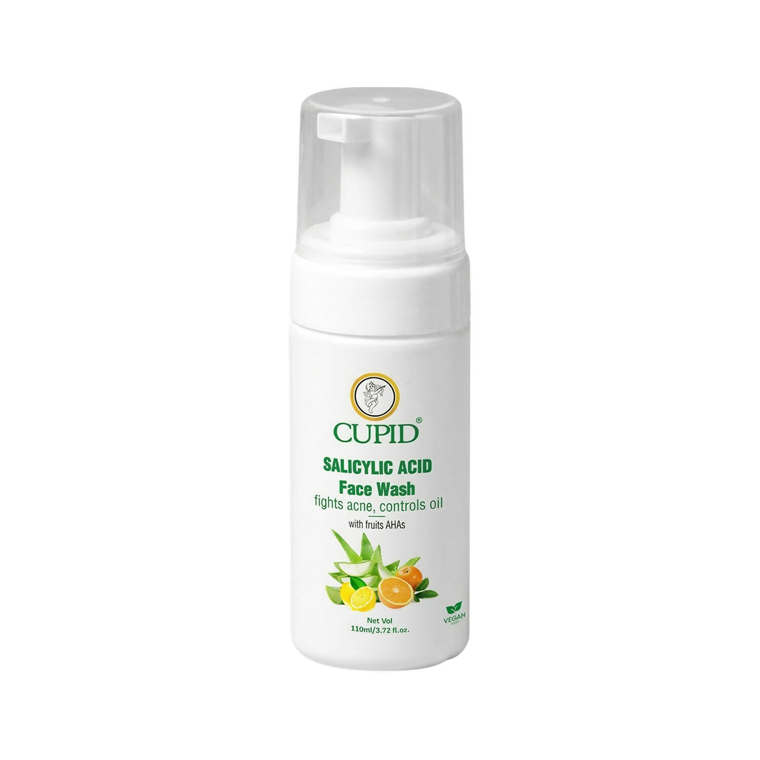 Cupid Salicylic Acid Foam Face Wash for Acne Control & Oil Balance (110 Ml)