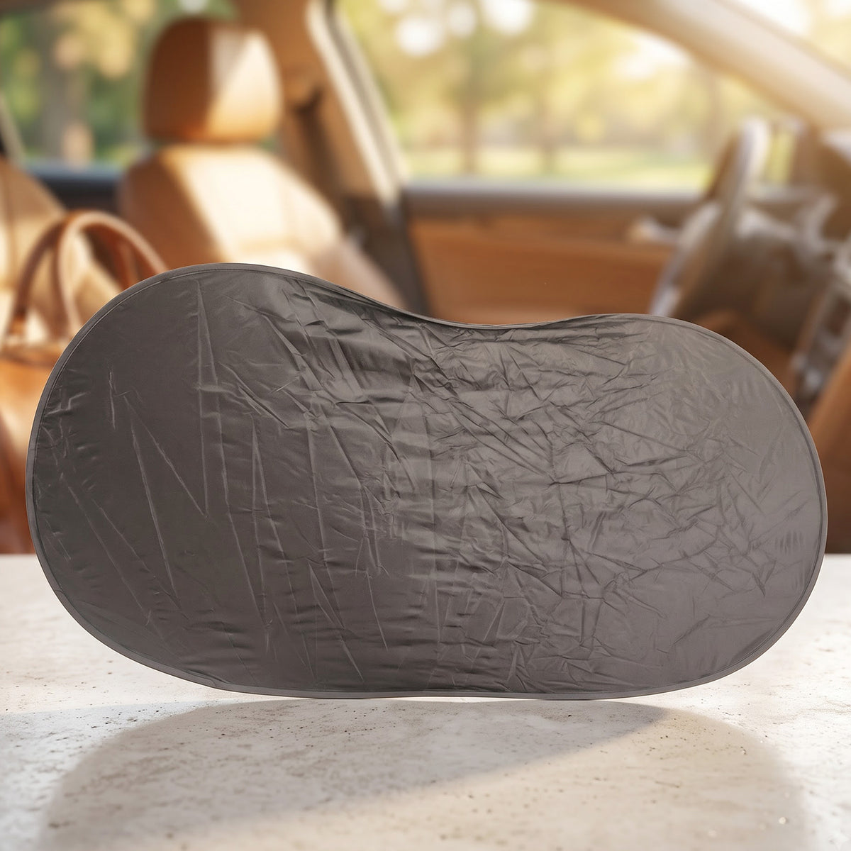 Portable foldable sunshade