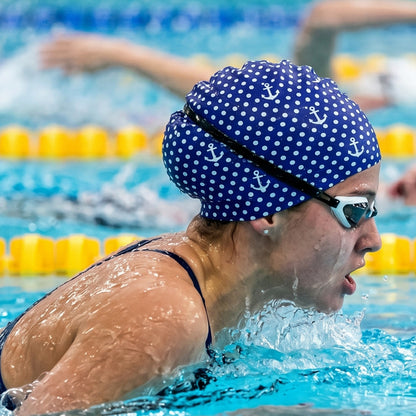 flexible big swim cap