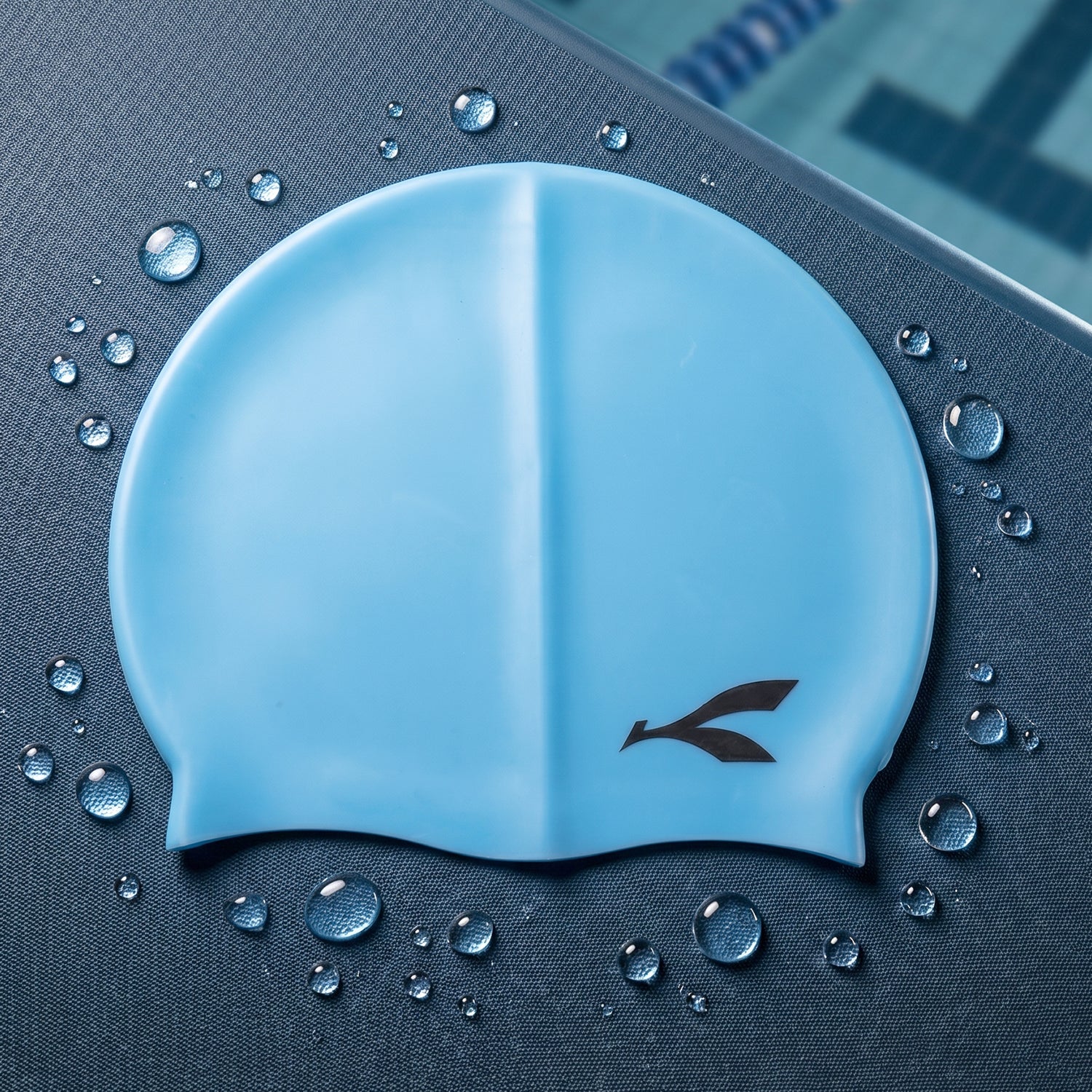 Waterproof Stretchable Silicone Swimming Cap (1 Pc)