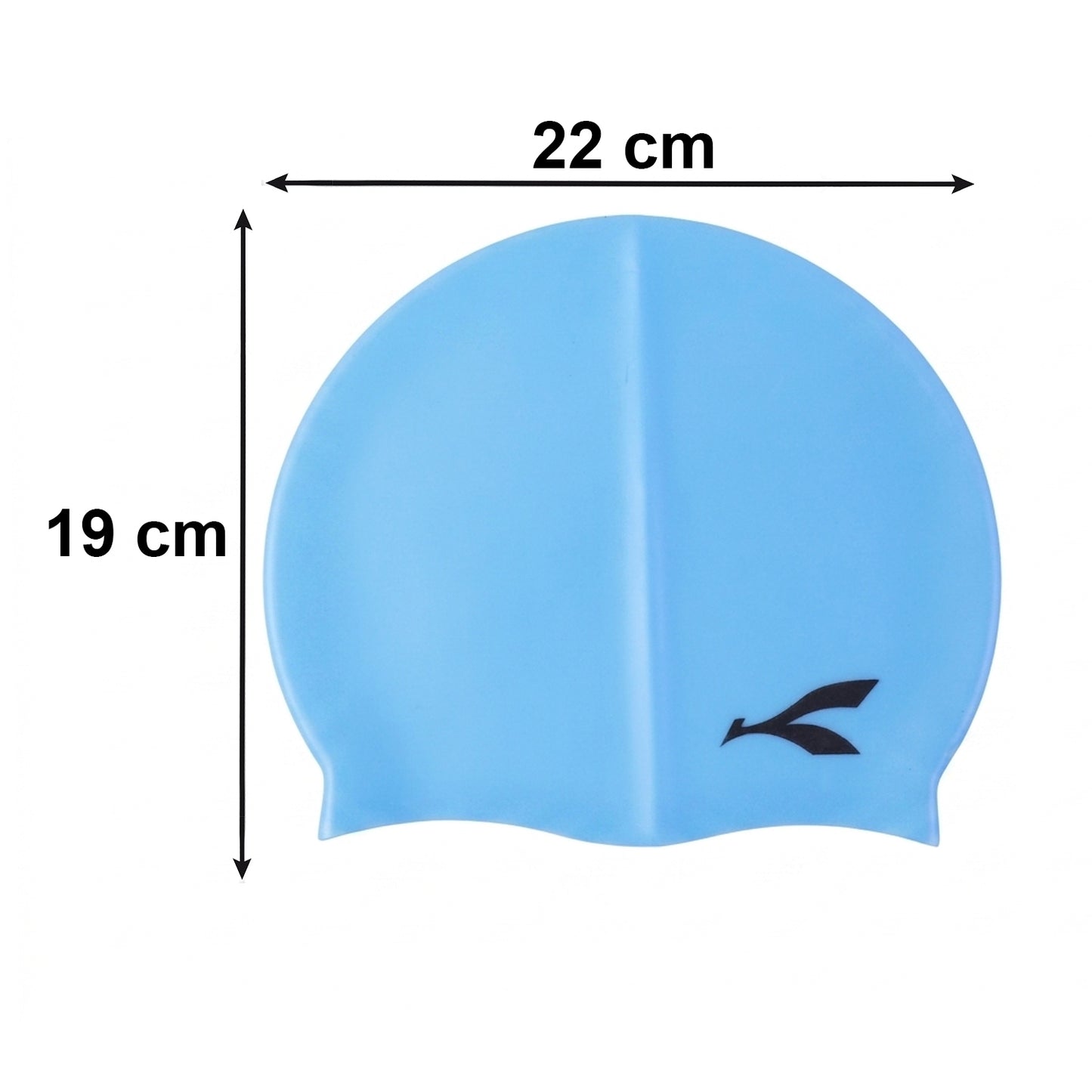Waterproof Stretchable Silicone Swimming Cap (1 Pc)