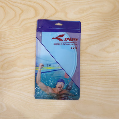 Waterproof Stretchable Silicone Swimming Cap (1 Pc)