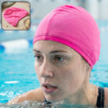 Small Premium Stretchable Pink Swimming Cap – Comfortable Fit for Short Hair