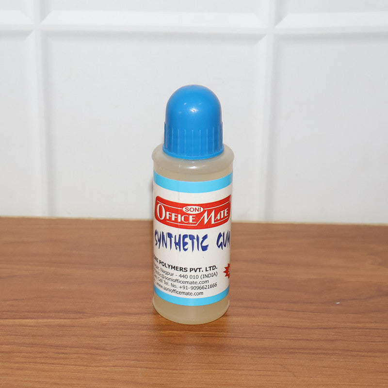 Synthetic Gum 50ml with Foam Applicator – Transparent, Non-Toxic Adhesive