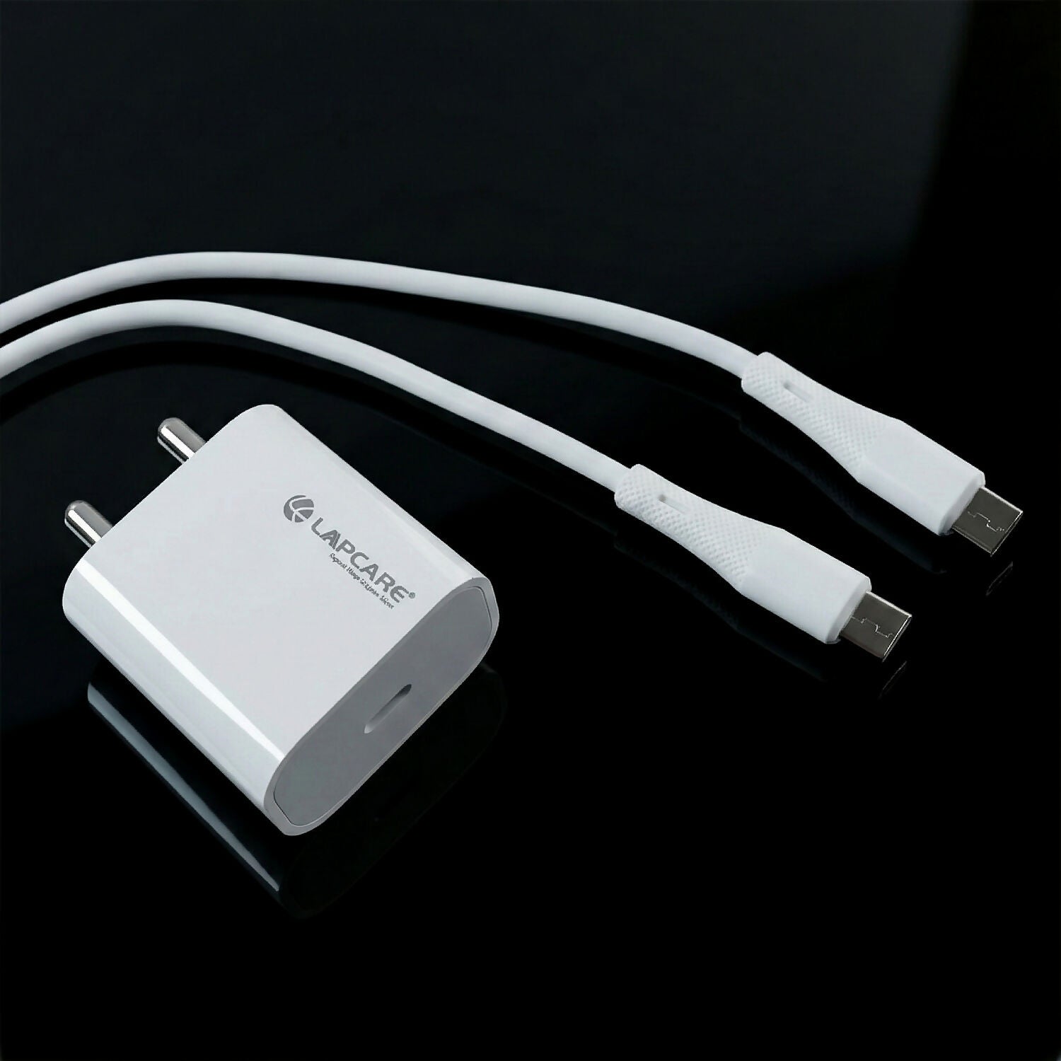 Lapcare 30W USB Type C Fast Charging Adapter with Type C to Type C Cable