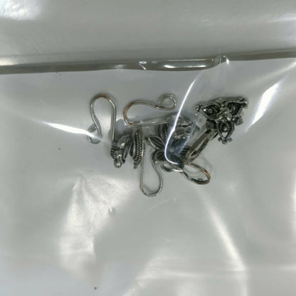 Oxidized Silver Traditional Floral Nose Pins Combo for Women & Girls (Pack of 5)