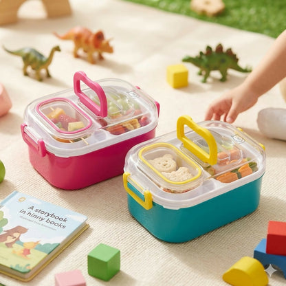 Mighty Lunch Box placed in a bag ready for travel