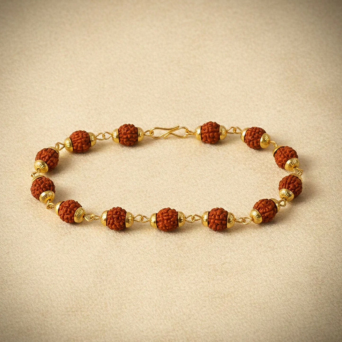 Hanuman Pendant With Rudraksha Mala & Bracelet Combo