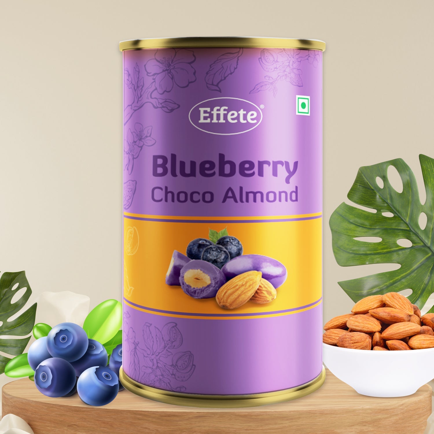 Cycling Friends Kids Rakhi Set with Blueberry Almonds, Pack of 3