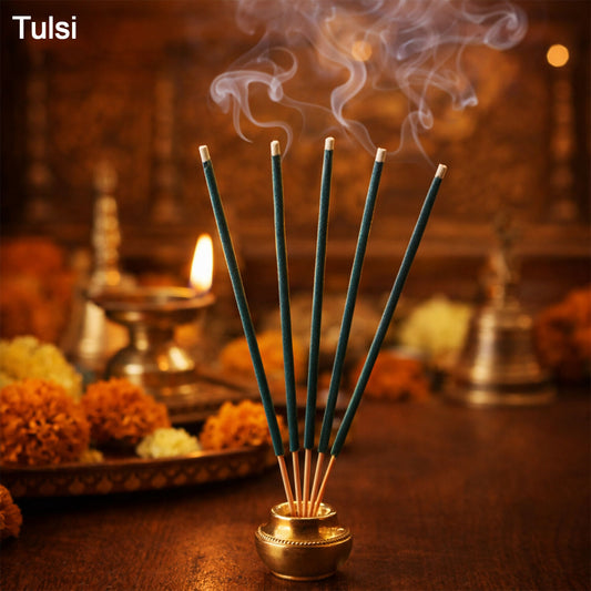 Tulsi Incense Sticks Natural Fragrance Incense for Prayer, Meditation & Home Aromatherapy