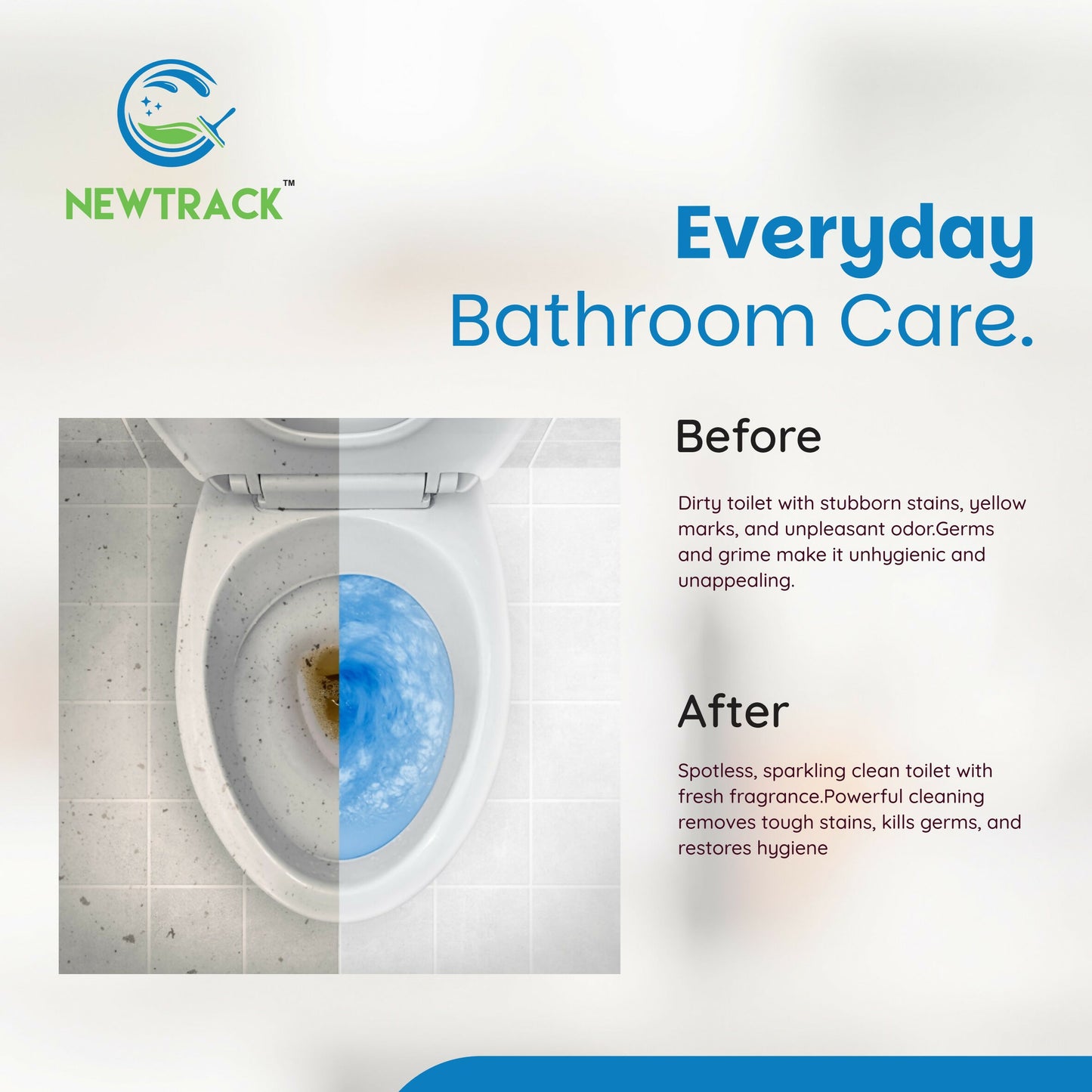 Newtrack Toilet Bowl Cleaner – Tough on Stains, Gentle Freshness Formula
