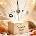 Silver Chain Rakhi for Brother – Random Designer Surprise