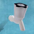 Plastic Bib Cock Tap – Short Nozzle, Rust-Resistant ABS Faucet