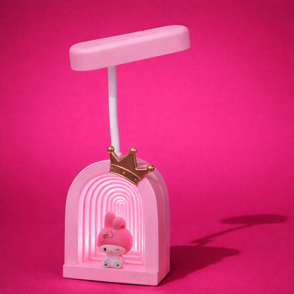 Cute Princess LED Desk Lamp with Soft Light & Decorative Night Light