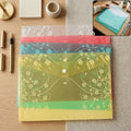 Document File Folder – Stylish floral design with secure closure