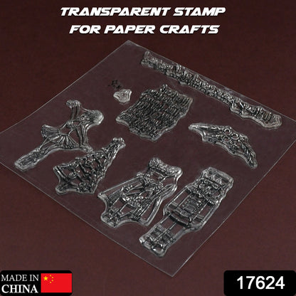 Reusable Rubber Stamp, TPR Stamp (Mix Design / 1 Set)