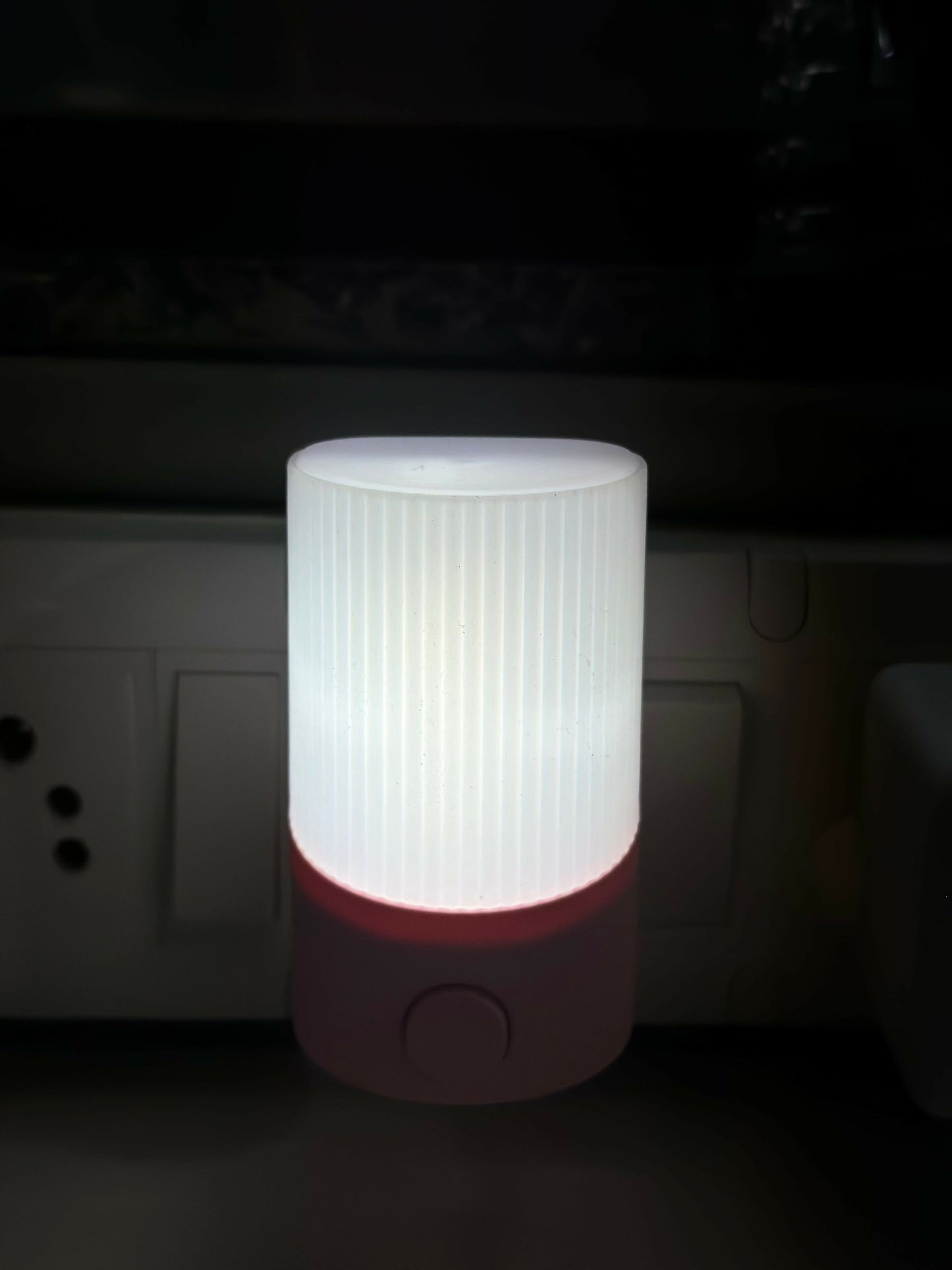 Plug-In LED Night Light with Soft Glow, Compact Wall Night Lamp for Bedroom, Kids Room, Nursery & Hallway(COLOR MAY VARY)