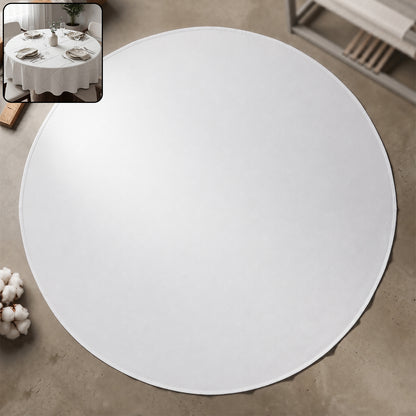 Multipurpose Round Dining Table Mat (1 Pc, 150x150 Cm)