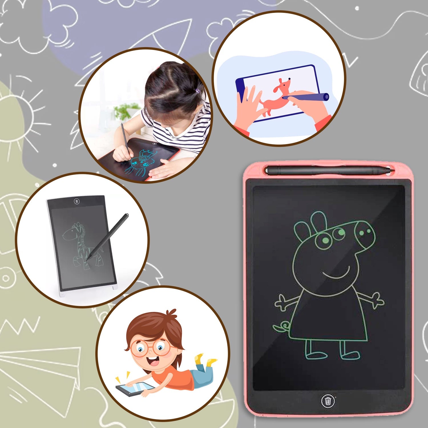 LCD Portable Writing Pad / Tablet for Kids