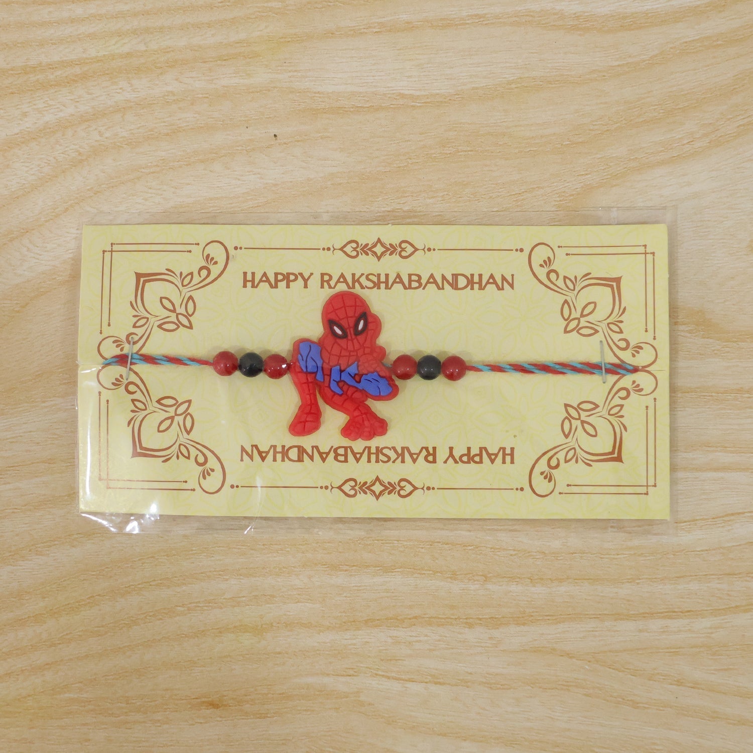 Action Hero Kids Rakhi with Fun Beaded Character Design Style (10pcs)
