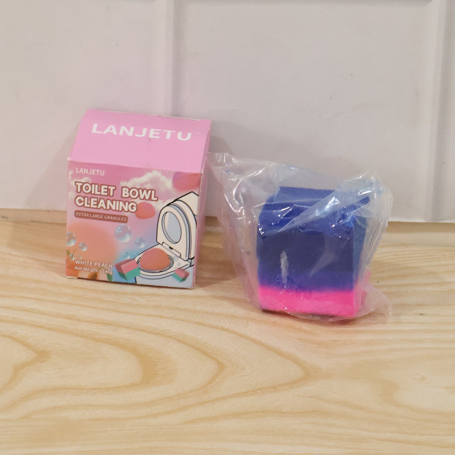 Bathroom Toilet Bowl Cleaning Block, Dual Colour Flush Tank Cleaner (1 Pc)