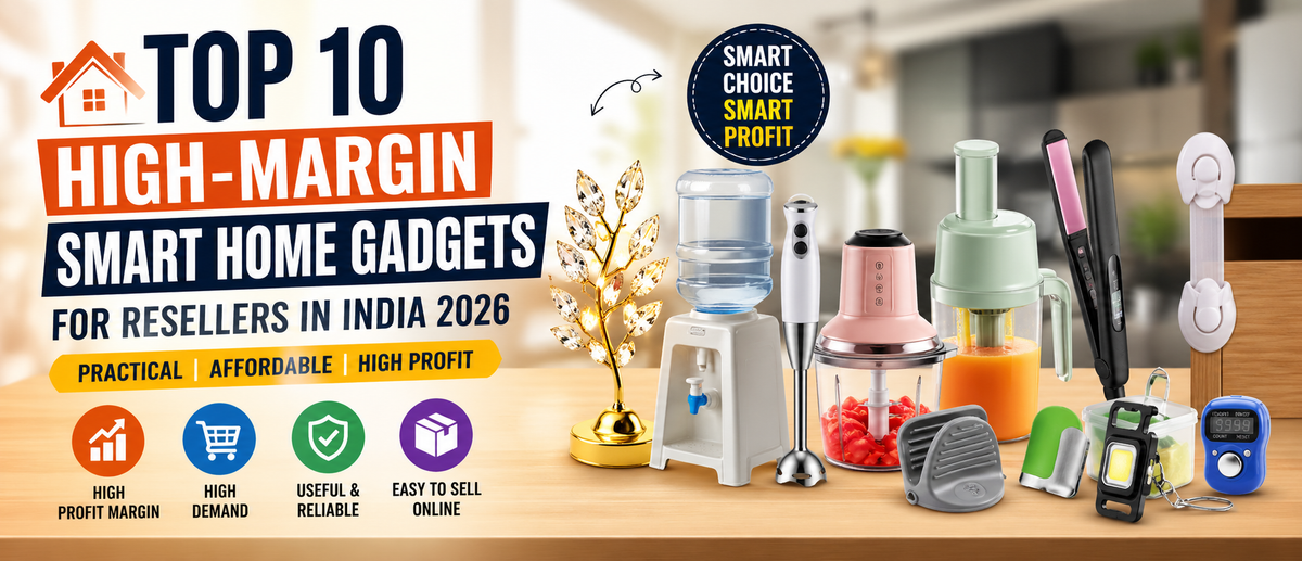 Top 10 High-Margin Smart Home Gadgets for Resellers in India 2026