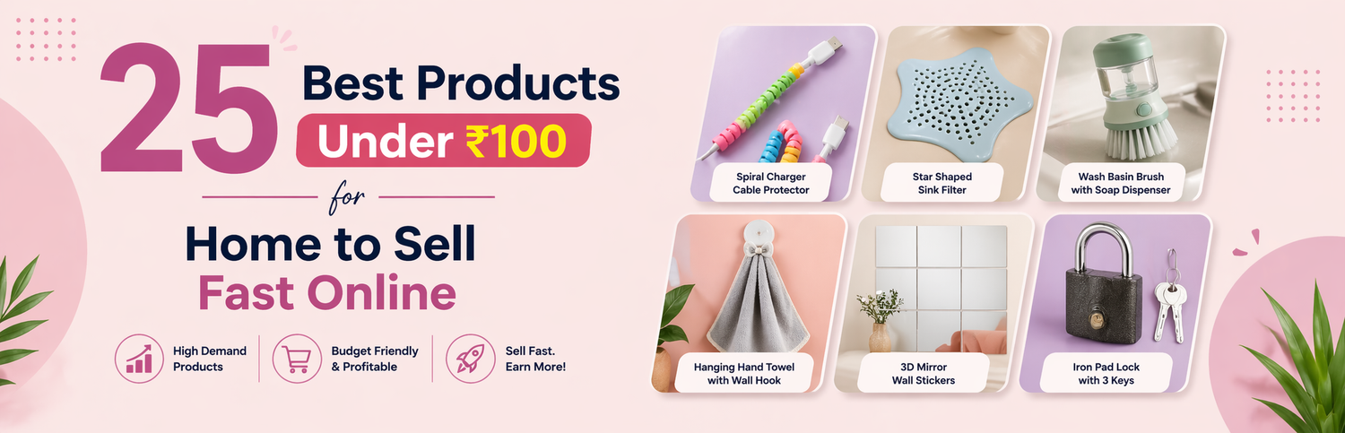 25 Best Products Under 100 Rupees for Home to Sell Fast Online